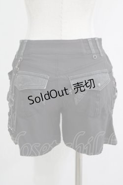 画像3: Ozz Croce / サイド刺繍ショートパンツ  グレー H-25-11-21-1035-OO-PA-KB-ZH