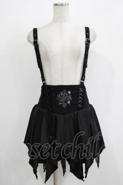 画像1: Ozz oneste / Fairy Tale Rose ショートパンツ  ブラック H-25-11-21-1036-OO-PA-KB-ZH