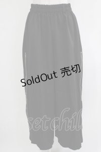 NieR Clothing / 2WAY SIDE ZIP WIDE PANTS  ブラック H-25-11-21-1037-PU-PA-KB-ZH