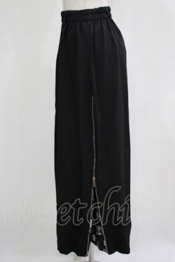 画像2: NieR Clothing / 2WAY SIDE ZIP WIDE PANTS  ブラック H-25-11-21-1037-PU-PA-KB-ZH