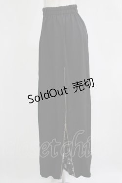画像2: NieR Clothing / 2WAY SIDE ZIP WIDE PANTS  ブラック H-25-11-21-1037-PU-PA-KB-ZH