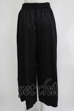 画像3: NieR Clothing / 2WAY SIDE ZIP WIDE PANTS  ブラック H-25-11-21-1037-PU-PA-KB-ZH
