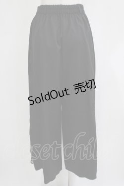 画像3: NieR Clothing / 2WAY SIDE ZIP WIDE PANTS  ブラック H-25-11-21-1037-PU-PA-KB-ZH