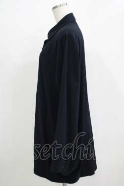 画像2: Deorart / ストライプロングシャツ L ネイビー H-25-11-21-1041-PU-BL-KB-ZH