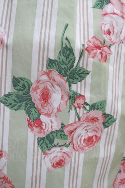 画像4: Jane Marple / ウォールペーパーローズブーケダブルボックススカート  ミント H-25-11-21-1004-JM-SK-KB-ZH