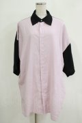 Deorart / 切替ボーリングシャツ M ラベンダーピンク H-25-11-21-1042-PU-BL-KB-ZT1123H