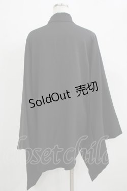 画像3: NieR Clothing / 着物風袖シャツ  ブラック H-25-11-21-1043-PU-BL-KB-ZH