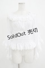 Vallee lys / Blossom Breeze Blouse  白 H-25-11-21-1044-GO-BL-KB-ZH