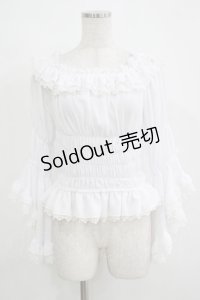 Vallee lys / Blossom Breeze Blouse  白 H-25-11-21-1044-GO-BL-KB-ZH