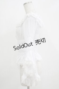 画像2: Vallee lys / Blossom Breeze Blouse  白 H-25-11-21-1044-GO-BL-KB-ZH