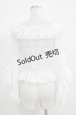 画像3: Vallee lys / Blossom Breeze Blouse  白 H-25-11-21-1044-GO-BL-KB-ZH