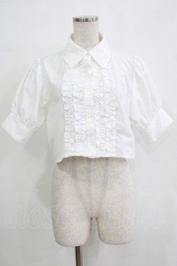 画像1: jouetie / フリルブラウス  オフ H-25-11-21-1045-EL-BL-NS-ZH