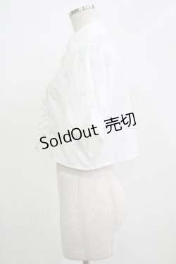 画像2: 【SALE】jouetie / フリルブラウス  オフ H-25-11-21-1045-EL-BL-NS-ZT347