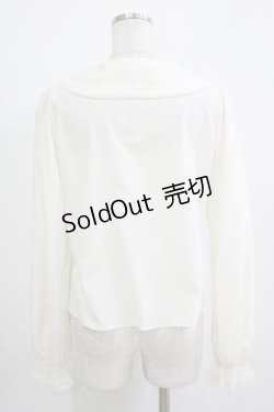 画像3: Emily Temple cute / プラッターカラーブラウス M アイボリー H-25-11-21-1047-ET-TO-KB-ZH