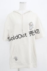 NieR Clothing / 半袖プルパーカー  ベージュ(ミケ) H-25-11-21-1049-PU-TO-KB-ZH