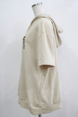 画像2: NieR Clothing / 半袖プルパーカー  ベージュ(ミケ) H-25-11-21-1049-PU-TO-KB-ZH