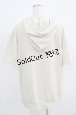 画像3: NieR Clothing / 半袖プルパーカー  ベージュ(ミケ) H-25-11-21-1049-PU-TO-KB-ZH