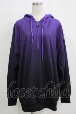 画像1: NieR Clothing / ロゴ刺繍プルパーカー  パープル H-25-11-21-1051-PU-TO-KB-ZH