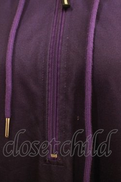画像4: NieR Clothing / ロゴ刺繍プルパーカー  パープル H-25-11-21-1051-PU-TO-KB-ZH
