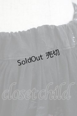 画像4: FRILL / プリントボリュームスカート  ブラック H-25-11-21-1053-HN-SK-KB-ZH