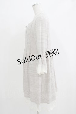 画像2: GRAMM / 透かしニットカーディガン  ピンクベージュ H-25-11-21-1054-HN-TO-KB-ZH