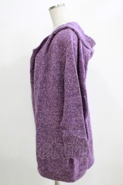 画像2: ALGONQUINS / うさみみフードニットプルパーカー  パープル H-25-11-21-1060-AL-TO-KB-ZH