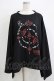 画像1: Deorart / オーバーサイズ・着物長袖カットソー M ブラック×ワイン H-25-11-21-1065-PU-TO-KB-ZH (1)