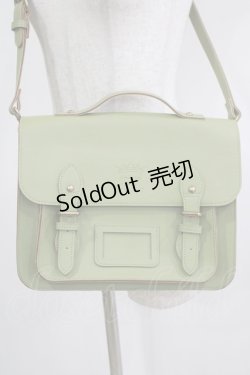 画像2: Jane Marple / Crownエンブレムのサッチェルバッグ  グリーン H-25-11-21-1071-JM-BG-KB-ZH