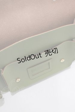 画像4: Jane Marple / Crownエンブレムのサッチェルバッグ  グリーン H-25-11-21-1071-JM-BG-KB-ZH