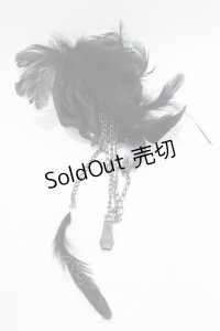 Sixh / コサージュチャームクリップピン  黒 H-25-11-21-1072-HN-ZA-KB-ZH