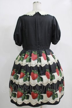 画像3: Leur Getter / Antique Lace Strawberry袖付きワンピース L ブラック H-25-11-21-1001-LU-OP-KB-ZH