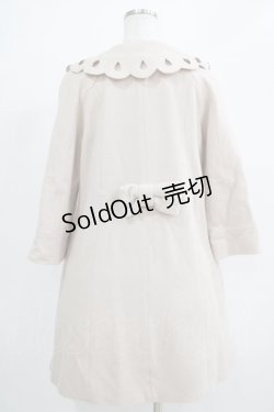 画像3: Leur Getter / スカラップ衿コート  アイボリー H-25-11-21-1008-LU-CO-KB-ZH