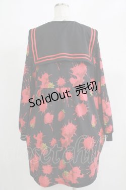 画像3: Drug Honey / ストロベリーブラッドセーラーワンピース  ブラック H-25-11-21-1009-PU-OP-KB-ZH