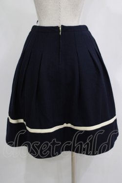 画像3: Jane Marple Dans Le Salon / ラインウールスカート  ネイビー H-25-11-21-1012-JM-SK-KB-ZH