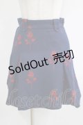 MILK / Rose Jacquardミニスカート  ネイビーベース H-25-11-21-1013-ML-SK-KB-ZH