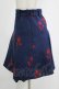 画像2: MILK / Rose Jacquardミニスカート  ネイビーベース H-25-11-21-1013-ML-SK-KB-ZH (2)