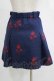 画像3: MILK / Rose Jacquardミニスカート  ネイビーベース H-25-11-21-1013-ML-SK-KB-ZH (3)