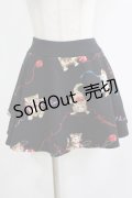 MILK / Kittenミニスカート  ブラックベース H-25-11-21-1017-ML-SK-KB-ZH