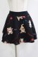 画像1: MILK / Kittenミニスカート  ブラックベース H-25-11-21-1017-ML-SK-KB-ZH (1)