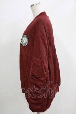 画像2: Candy Stripper / GREAT ABSURD CANDY MA-1  ボルドー H-25-11-21-1021-PU-JA-KB-ZH