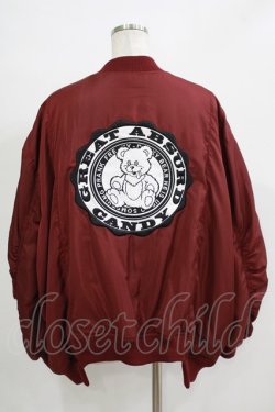 画像3: Candy Stripper / GREAT ABSURD CANDY MA-1  ボルドー H-25-11-21-1021-PU-JA-KB-ZH