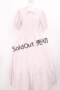 m petit by misako / AM*ギンガムCHKワンピース M ピンク H-25-11-21-011-LO-OP-NS-ZH