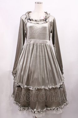 画像1: Virally / TT*HOSベロア2WAY M ライトグレー H-25-11-21-014-LO-OP-NS-ZH