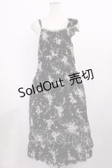 INGEBORG / 花柄ワンピース Free ブラック H-25-11-21-002-LO-OP-NS-ZH