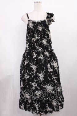 画像1: INGEBORG / 花柄ワンピース Free ブラック H-25-11-21-002-LO-OP-NS-ZH