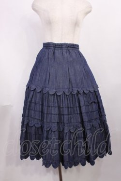 画像1: yukiemon / バブルスカート M ブルー H-25-11-21-016-LO-SK-NS-ZH