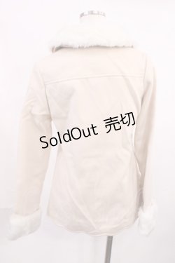 画像2: LIZ LISA / ファーカラーコート Free アイボリー H-25-11-21-019-LO-CO-NS-ZH