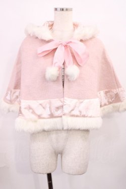 画像1: LIZ LISA / プリンセスケープ/ディズニー美女と野獣コラボ Free ピンク H-25-11-21-020-LO-JA-NS-ZH