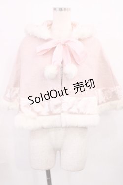 画像1: LIZ LISA / プリンセスケープ/ディズニー美女と野獣コラボ Free ピンク H-25-11-21-020-LO-JA-NS-ZH