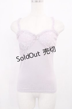 画像1: LIZ LISA / バレリーナチャームキャミソール Free ラベンダー H-25-11-21-021-LO-TO-NS-ZH